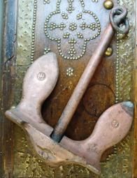 Vintage Copper Coated Navy Standard Stockless Anchor